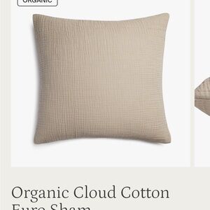 Parachute Organic Cloud Cotton Euro Sham